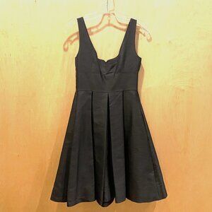 Black pleated Kate Spade dress, S